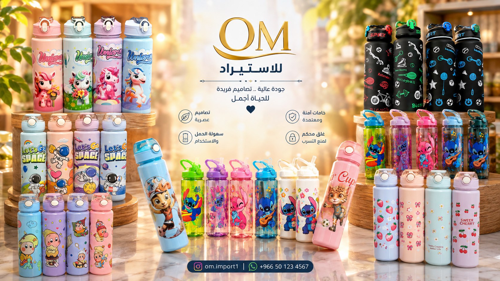 شــركـة (O_M) لـلاسـتـيـراد