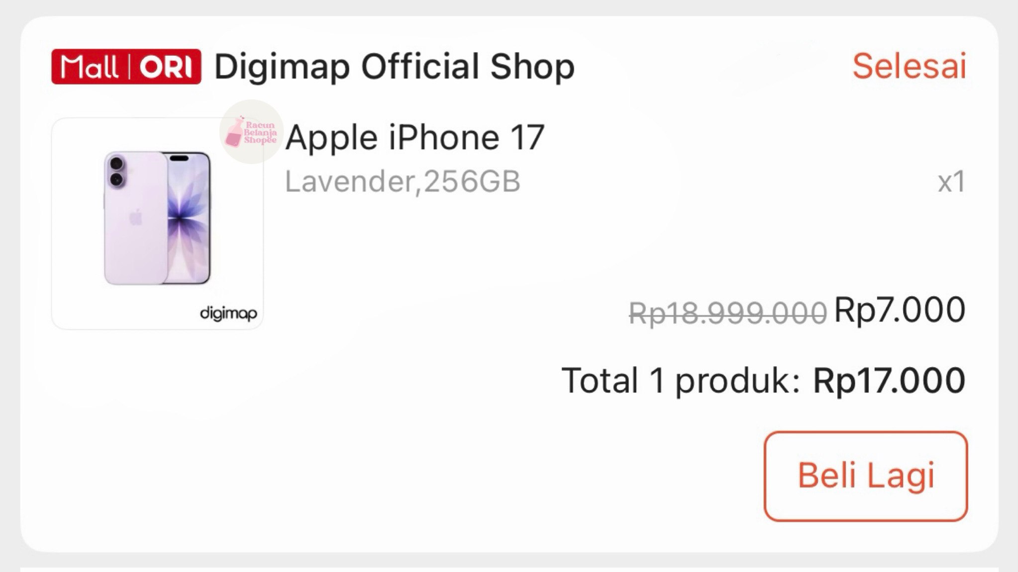 RACUN BELANJA SHOPEE