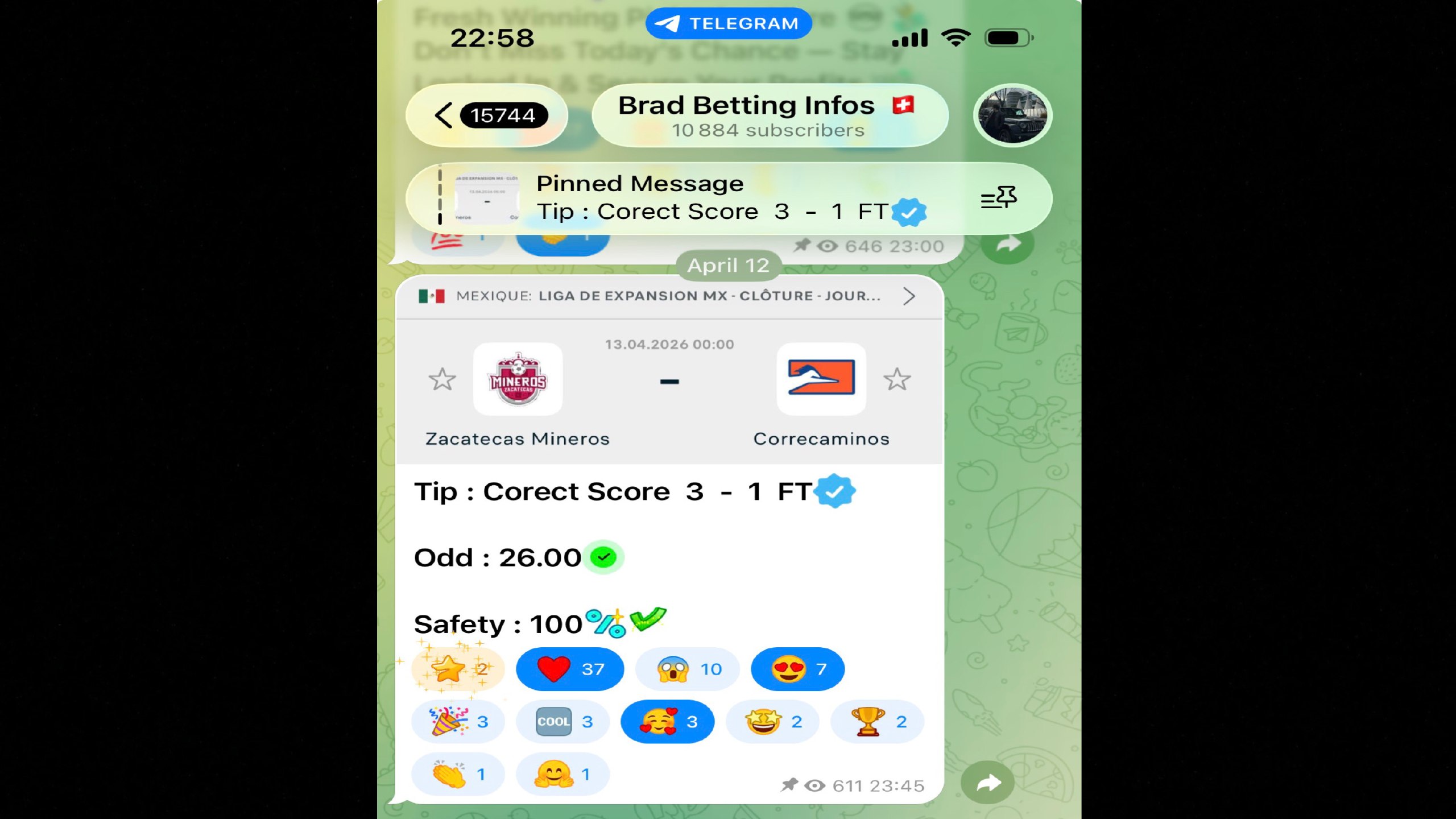 Brad Betting Infos 🇨🇭